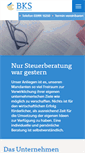 Mobile Screenshot of bks-steuerberater.de